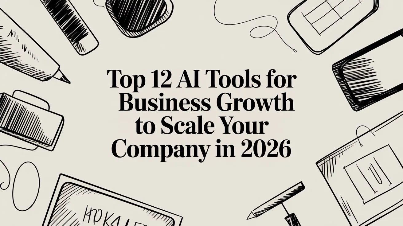 Top 12 AI Tools for Business Growth to Scale Your Company in 2026