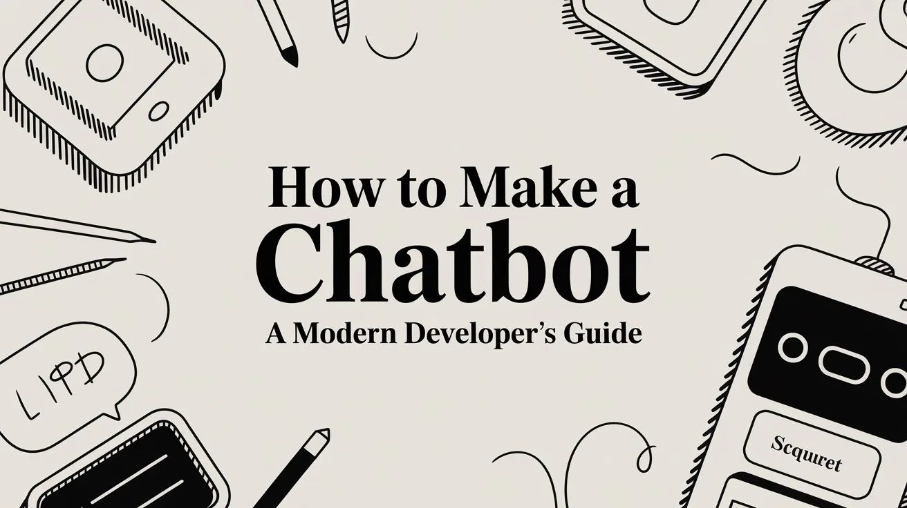 How to Make a Chatbot A Modern Developer's Guide