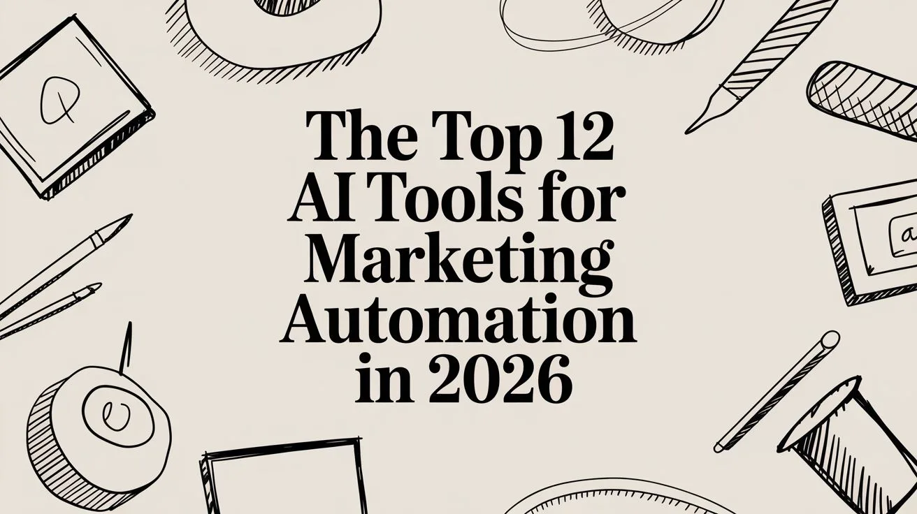 The Top 12 AI Tools for Marketing Automation in 2026