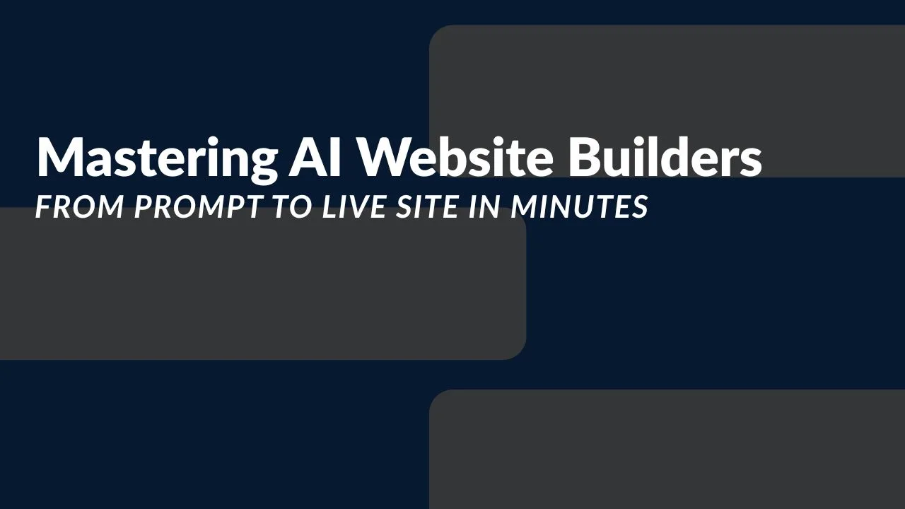 How to create website within minutes using AI