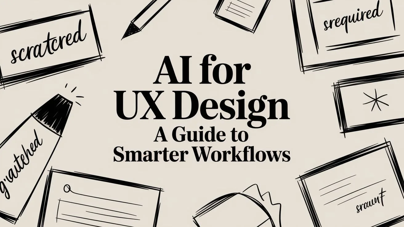 AI for UX Design A Guide to Smarter Workflows