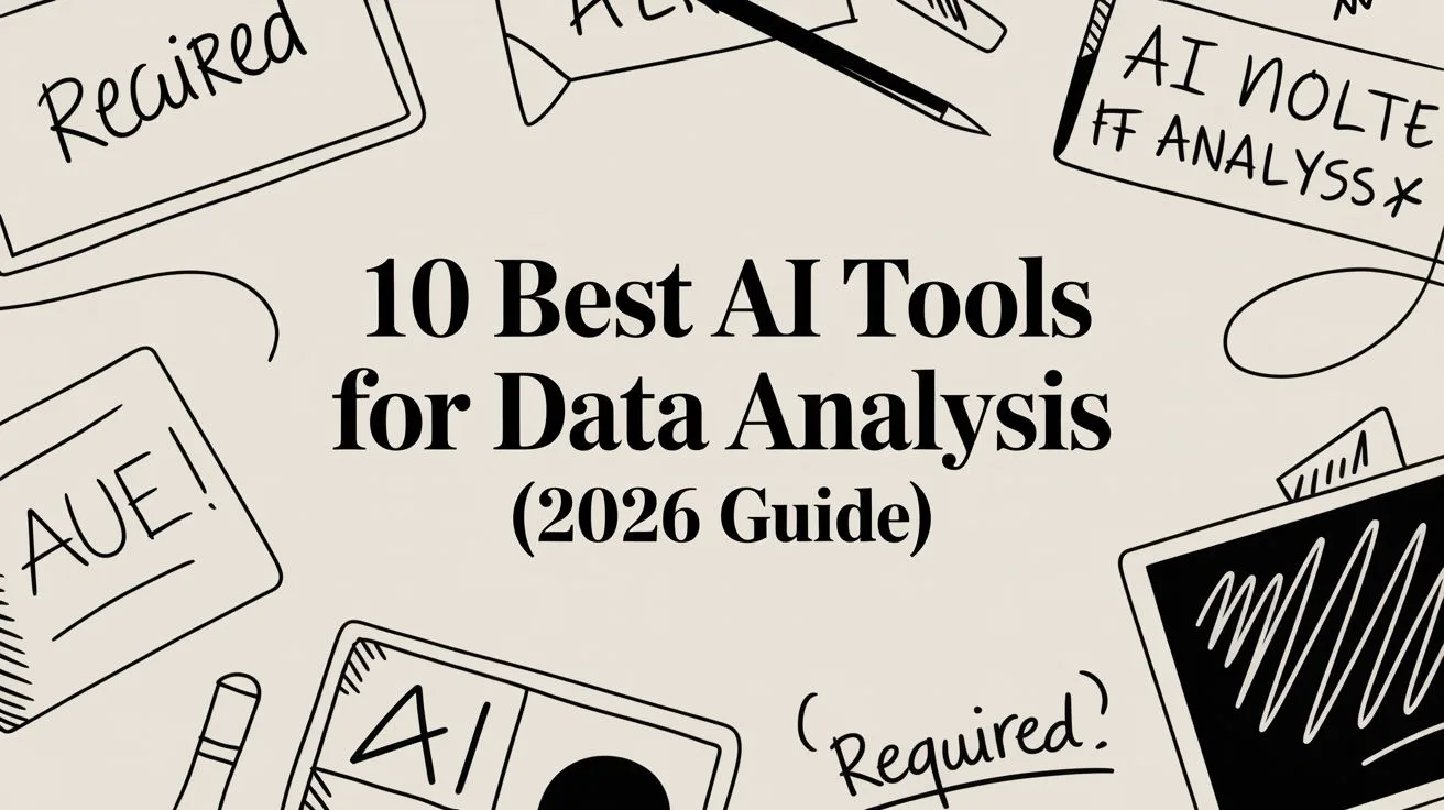 10 Best AI Tools for Data Analysis (2026 Guide)