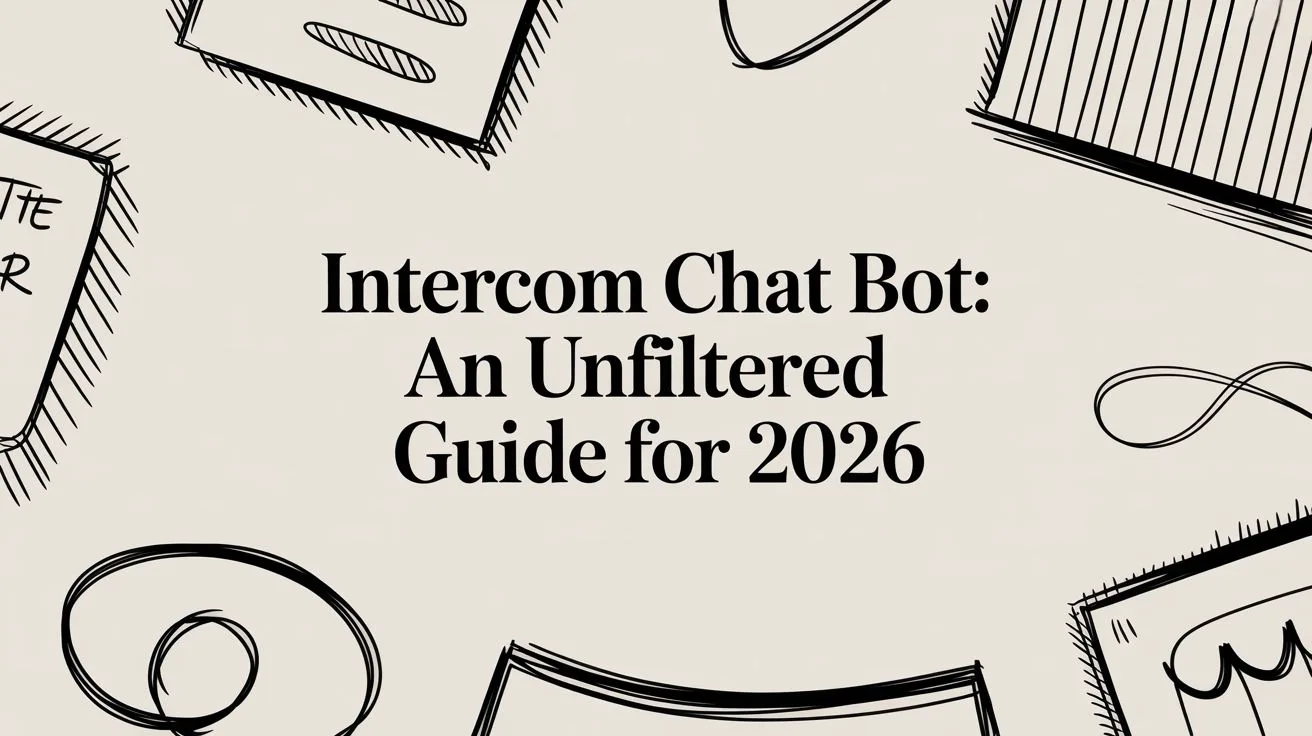 Intercom Chat Bot: An Unfiltered Guide for 2026