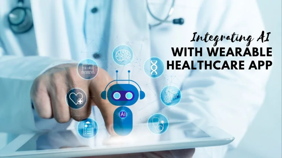 Integrating AI with wearable tech app