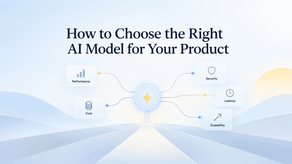 How to Choose the Right AI Model for Your Product