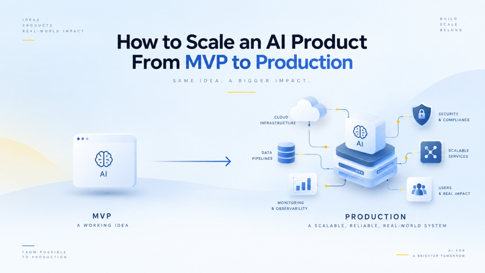 How to Scale an AI Product From MVP to Production